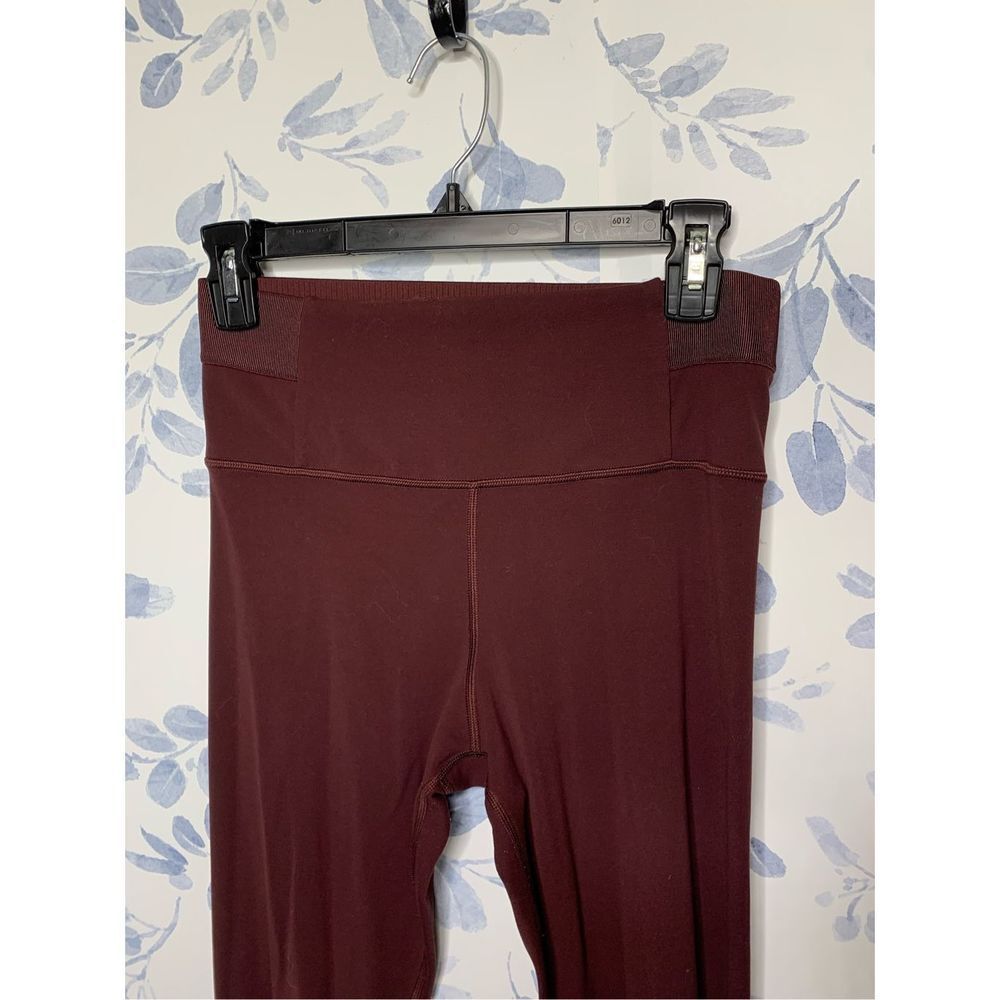 Athleta Aura Split Pant in Powervita Burgundy Size S - Picture 6 of 9